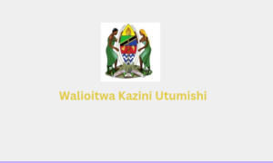 Kuitwa Kazini Utumishi