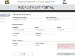 Mfumo wa Maombi ya Ajira Uhamiaji Recruitment Portal