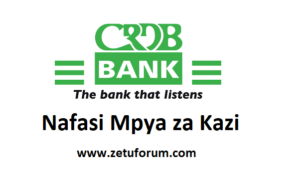 NAFASI Za Kazi CRDB Bank PLC
