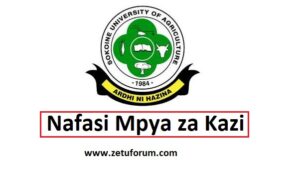 NAFASI Za Kazi Chuo Kikuu cha Sokoine cha Kilimo (SUA)