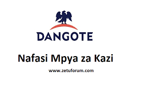 NAFASI Za Kazi Dangote Cement