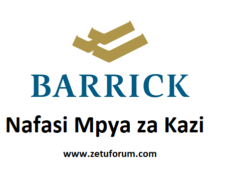 Nafasi za kazi Barrick Gold Corporation