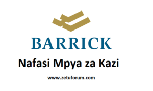 Nafasi za kazi Barrick Gold Corporation