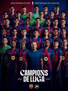 Barcelona Mabingwa wa Laliga 2025/2026