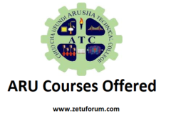 Kozi Zitolewazo na Chuo cha Arusha Technical College (ATC Courses Offered) 2026/2027
