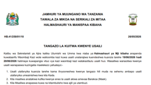 MAJINA ya Walioitwa Kwenye Usaili Halmashauri ya Manispaa ya Kibaha 28/05/2026