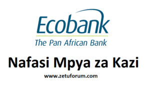 NAFASI Za Kazi Ecobank Tanzania Limited