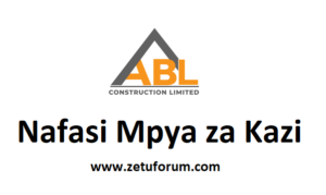 NAFASI za Kazi ABL Construction Limited