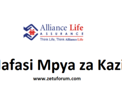NAFASI za Kazi Alliance Life Assurance