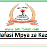 NAFASI za Kazi Mzumbe University