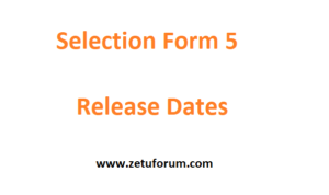 Selection Form 5 release Dates