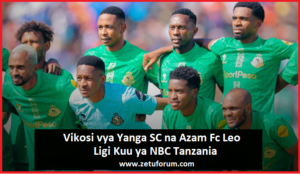 Kikosi cha Yanga Sc vs Azam FC leo 24/06/2026