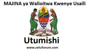 MAJINA ya Walioitwa Kwenye Usaili UTUMISHI