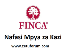 NAFASI za Kazi FINCA Tanzania