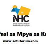 NAFASI za Kazi National Housing Corporation (NHC)