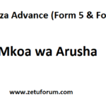 Shule za Advance Mkoa wa Arusha (Form 5 & Form 6)