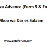 Shule za Advance Mkoa wa Dar es Salaam (Form 5 & Form 6)