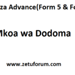 Shule za Advance Mkoa wa Dodoma (Form 5 & Form 6)
