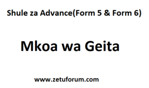 Shule za Advance Mkoa wa Geita